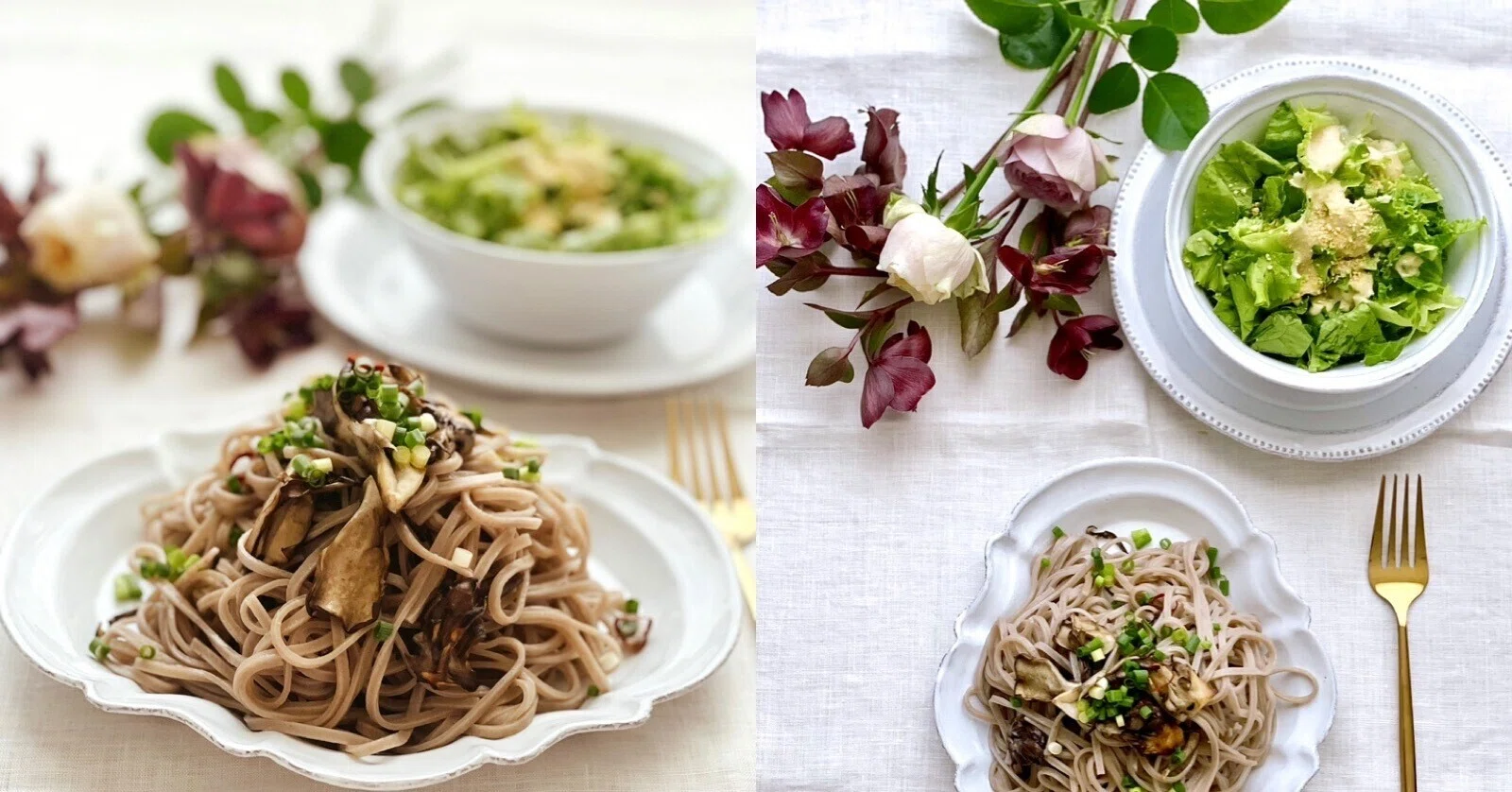 師走の時短ごはん】十割蕎麦は「茹でずに」作る｜黒舞茸ペペロンチーノ