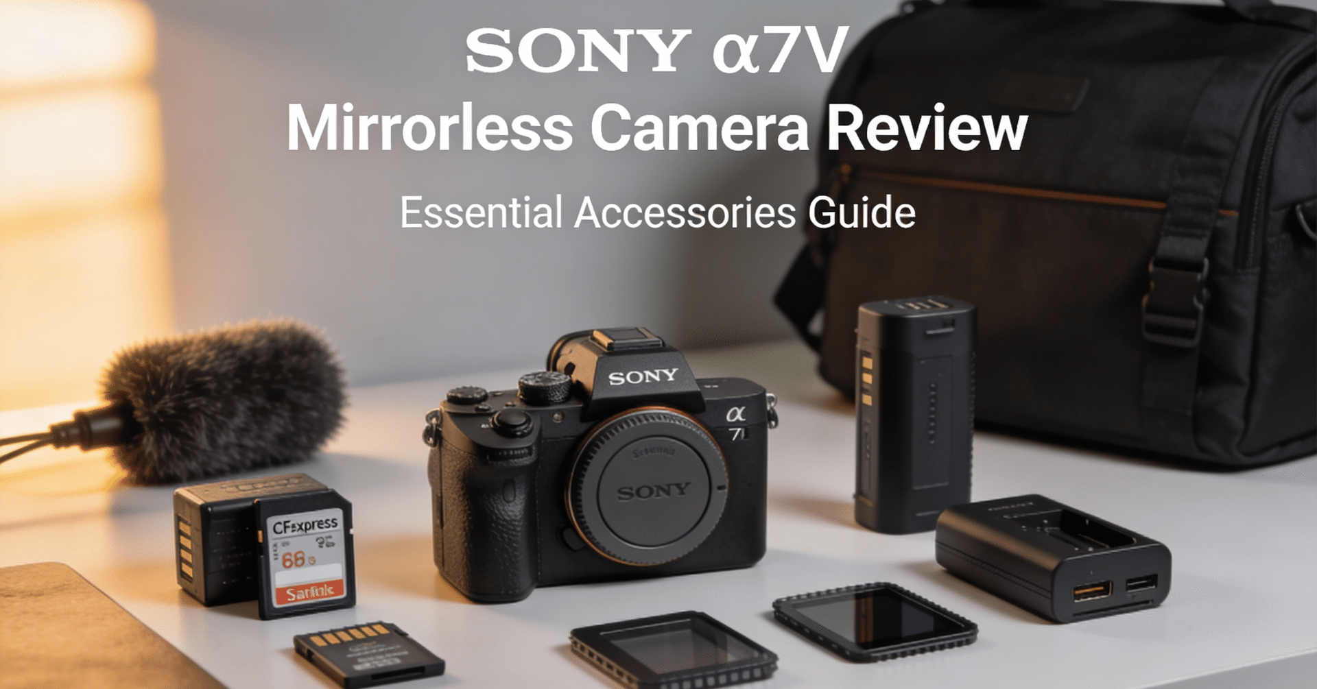 SONY α7Vにおすすめのアクセサリー完全ガイド｜撮影を快適にするベスト