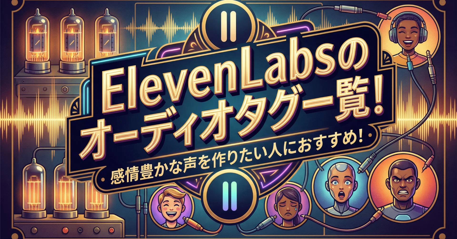 プロフィール読んで ElevenLabsのオーディオタグ一覧！タグの基本的な使い方も解説｜タナベ