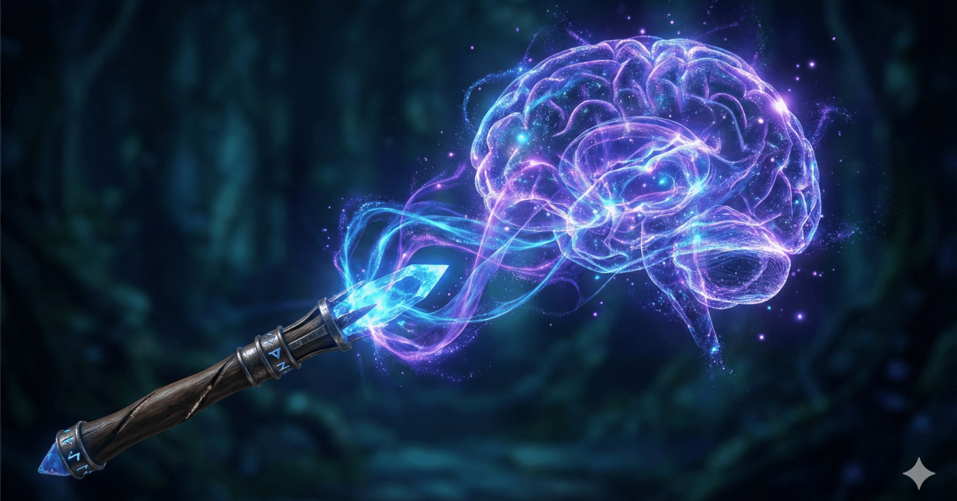 プロンプト配布】書いた軌跡が光になる。「3Dの魔法の杖・万年筆」を