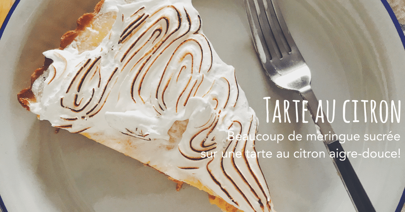 Tarte au citron / タルト•オ•シトロン