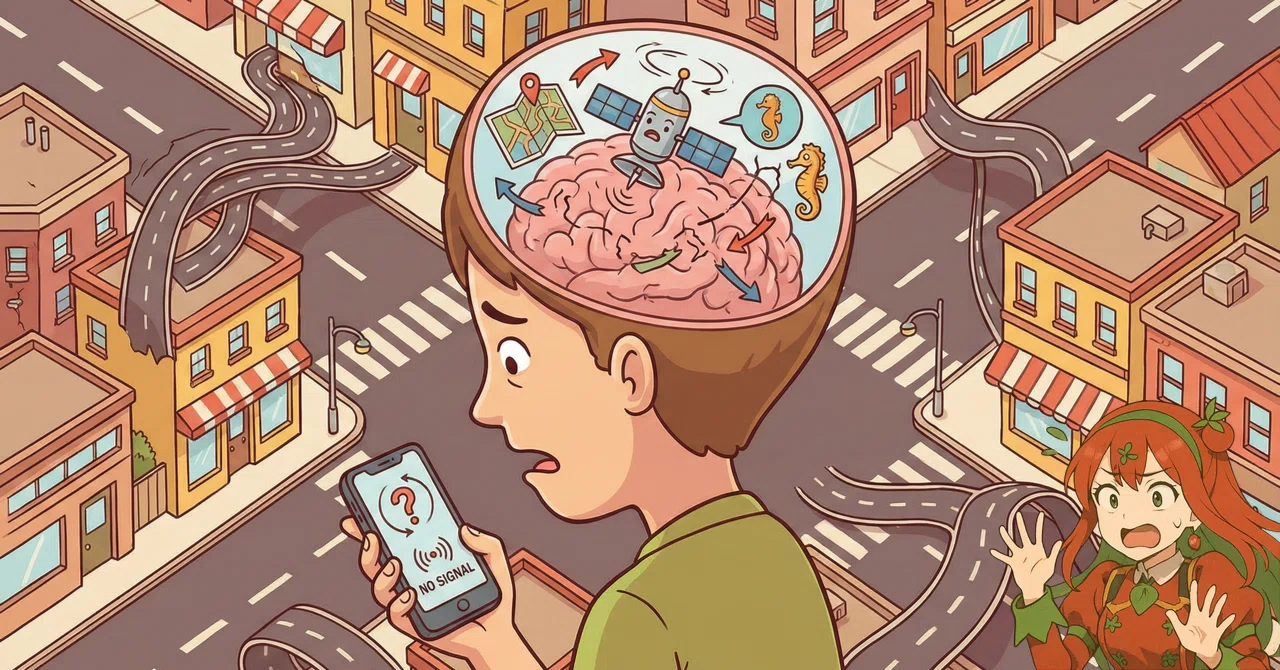 [Why do people get 'directionally challenged'? ── The moment the brain ...