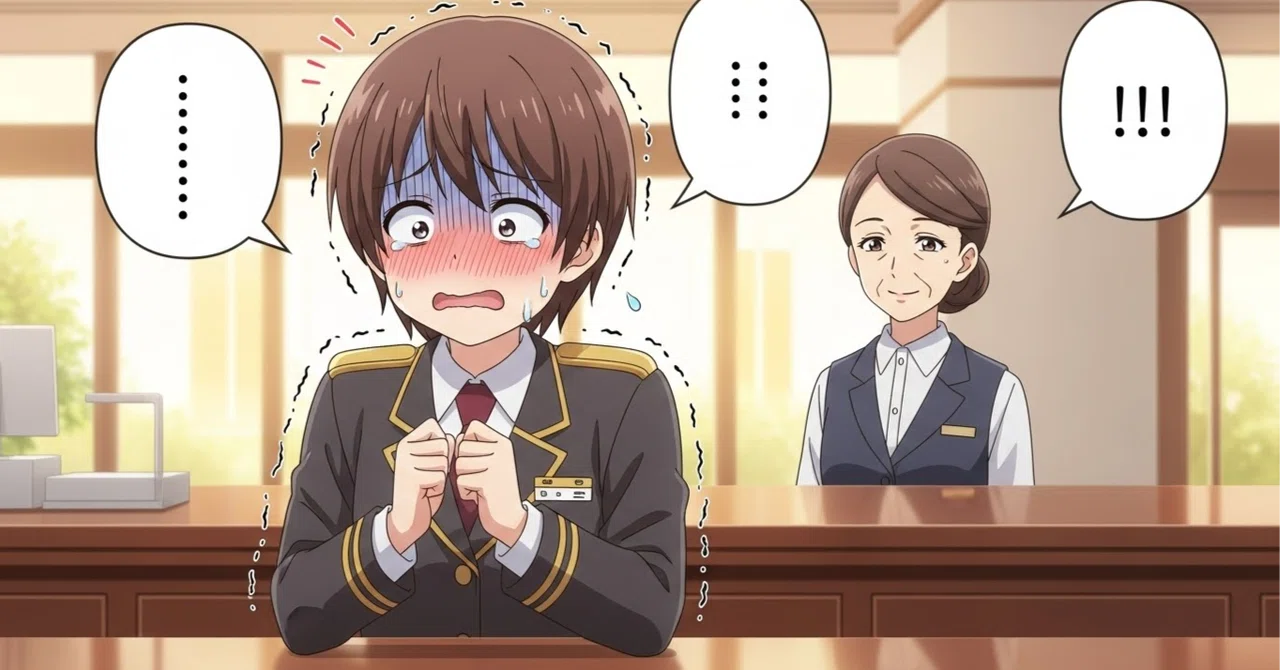 【シリーズ】働くママはつらいよ（ホテル裏側編）【第39話】新人フロント、敬語が迷子。あの夜の私は別人格だった｜リンカ note inn