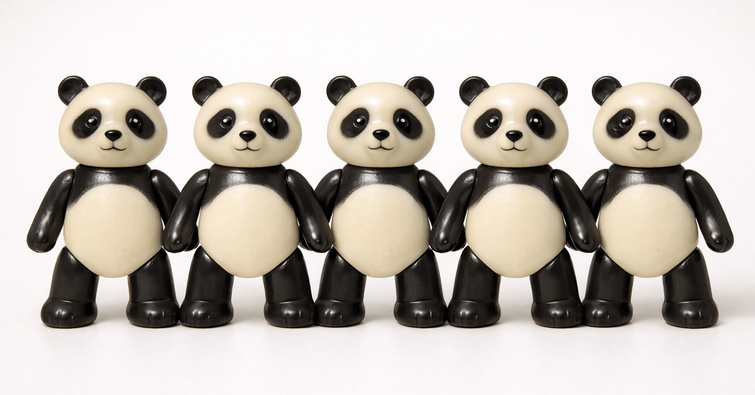 作画実験 昭和の駄菓子屋パンダ｜美和