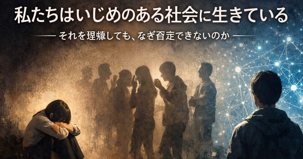 私たちはいじめのある社会に生きている── それを理解しても、なぜ