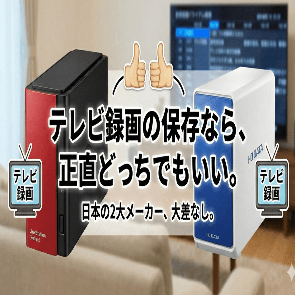 BUFFALO LinkStation NAS 2TB 初期化済 テレビ録画対応 録画番組の保存に「海外製NAS」はやめておけ。LinkStationかLANDISK