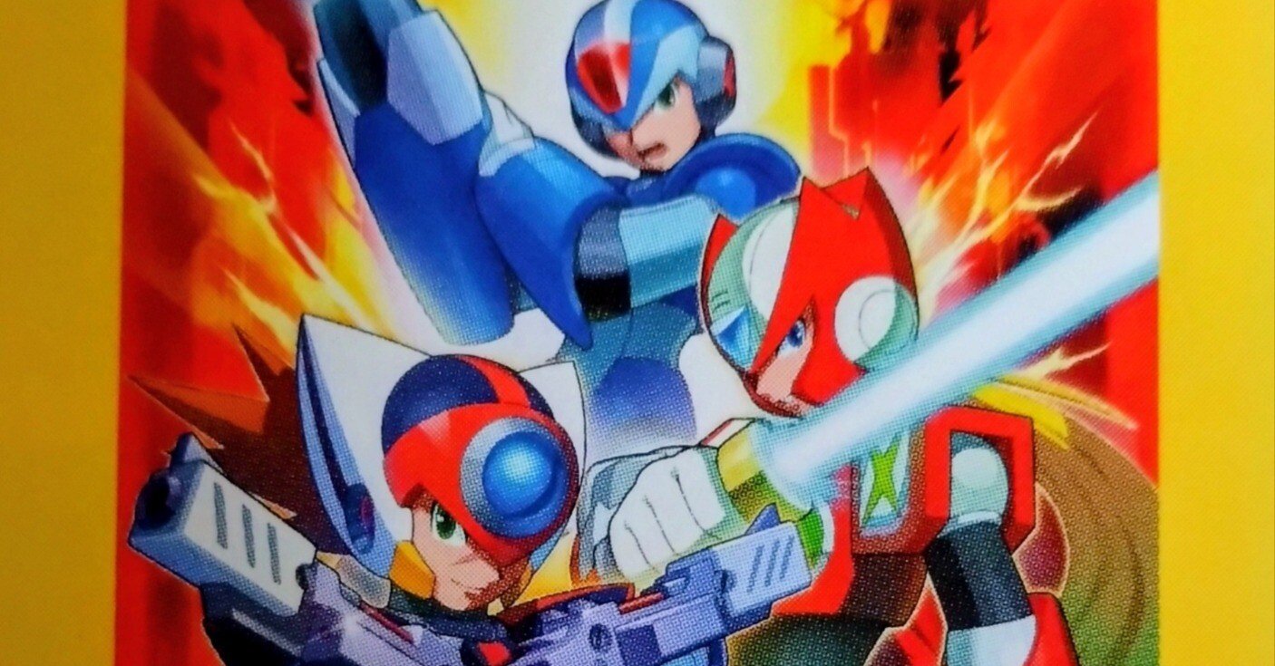 雑誌表紙】やっと見つけた ここまで来た【ロックマンX8】[追記あり