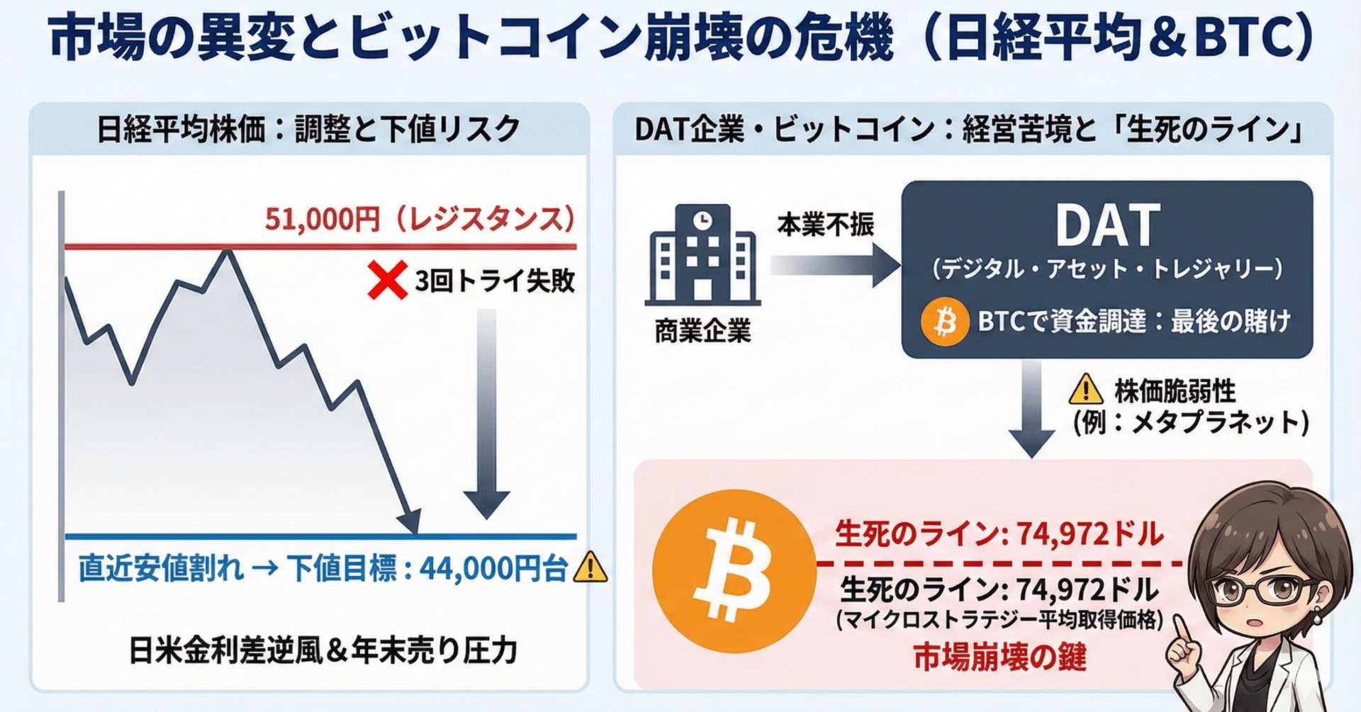 緊急動画公開】日本株、米国株、ビットコインなどの投資家は必ず見てください｜結城はるみ🇸🇬日本株・米国株・クリプト×AI