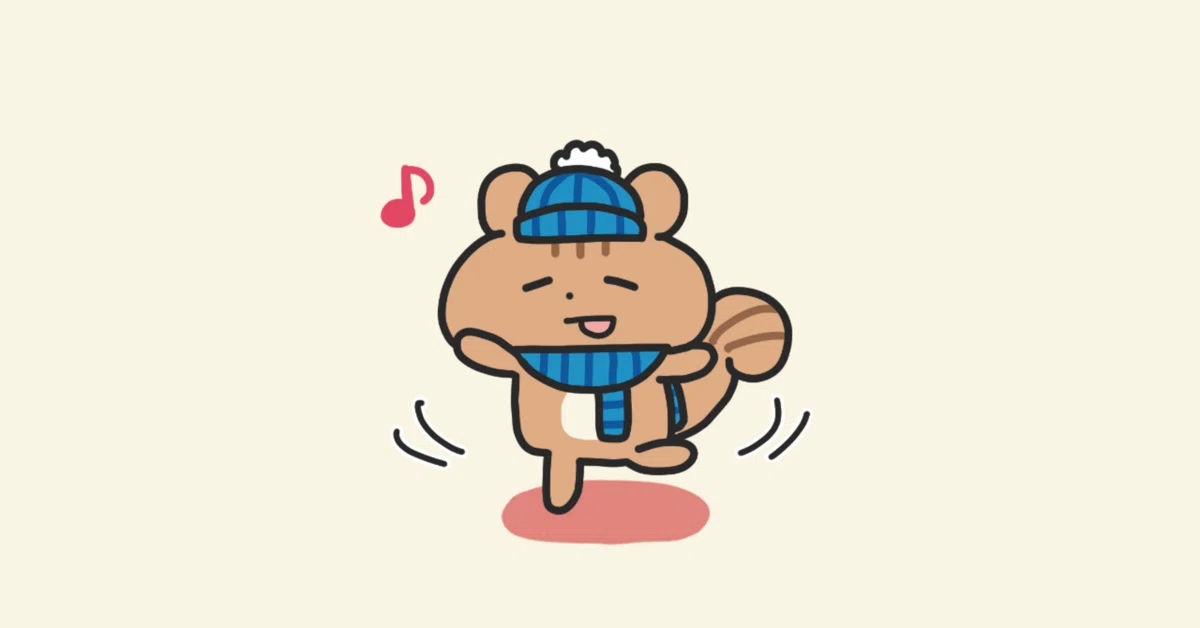 るんるん｜どわー|毎週日曜LINEスタンプ発売