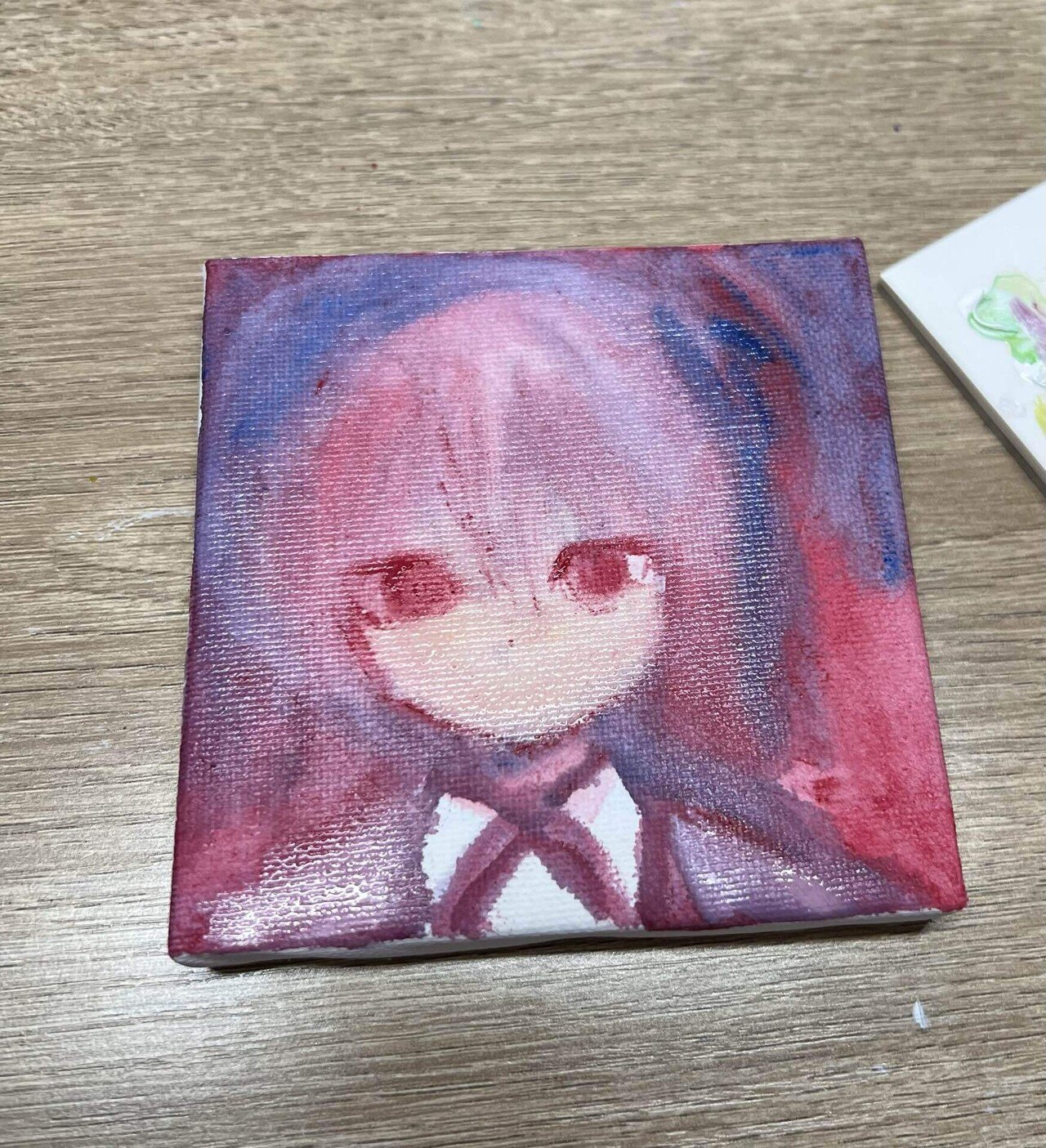 水溶性の油彩でかく｜砂上電力⚡️