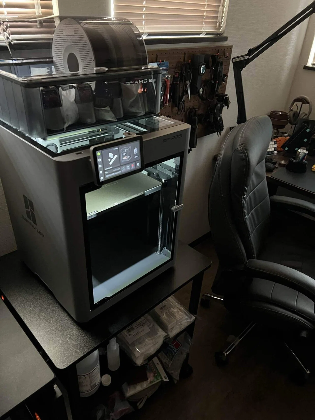 Bambu Lab P2S Comboセットアップ後のフィラメント取り付けまで｜kazy