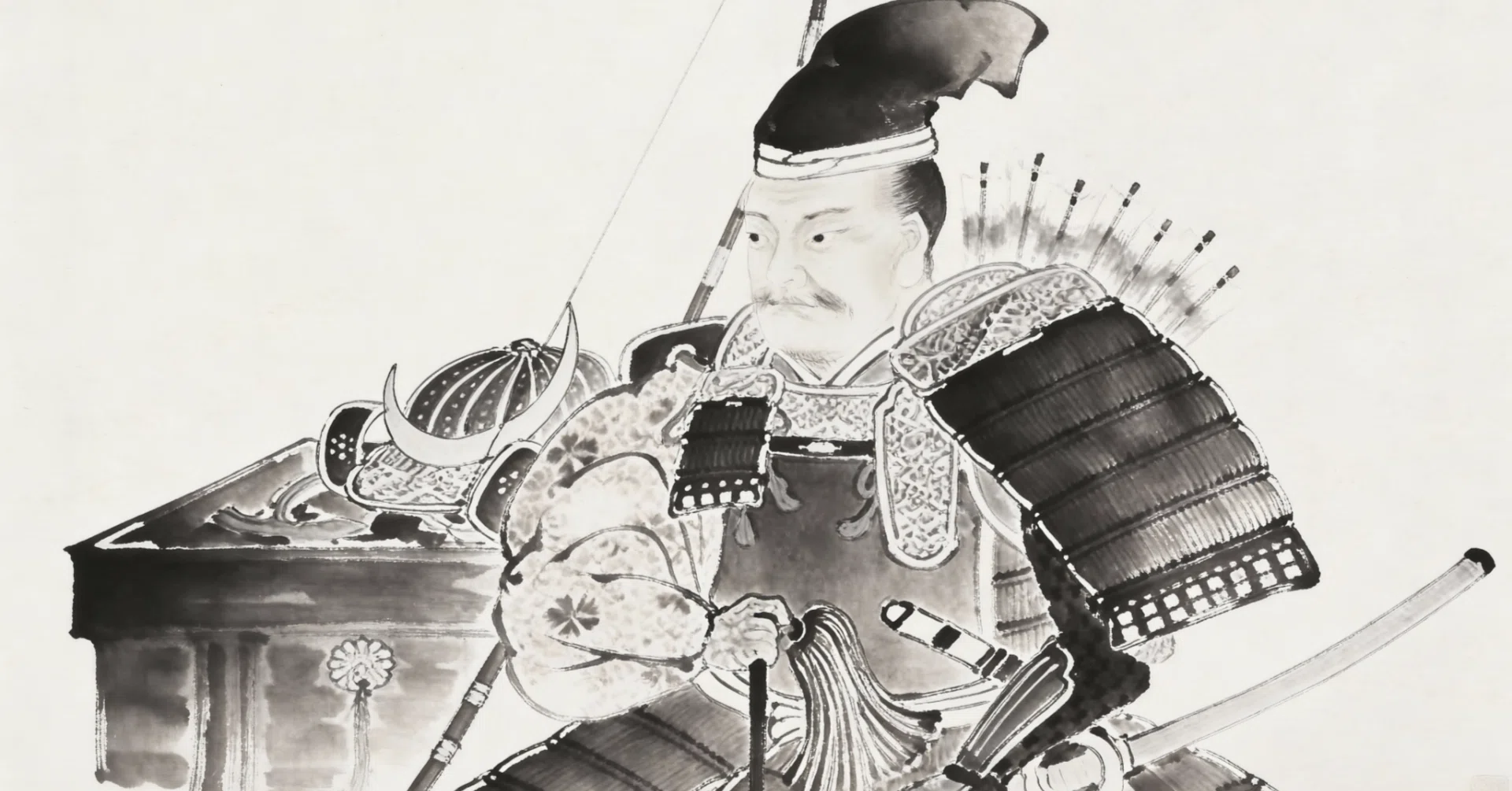 ☆仙台藩/伊達政宗二十四将図/版画/片倉小十郎/掛軸古