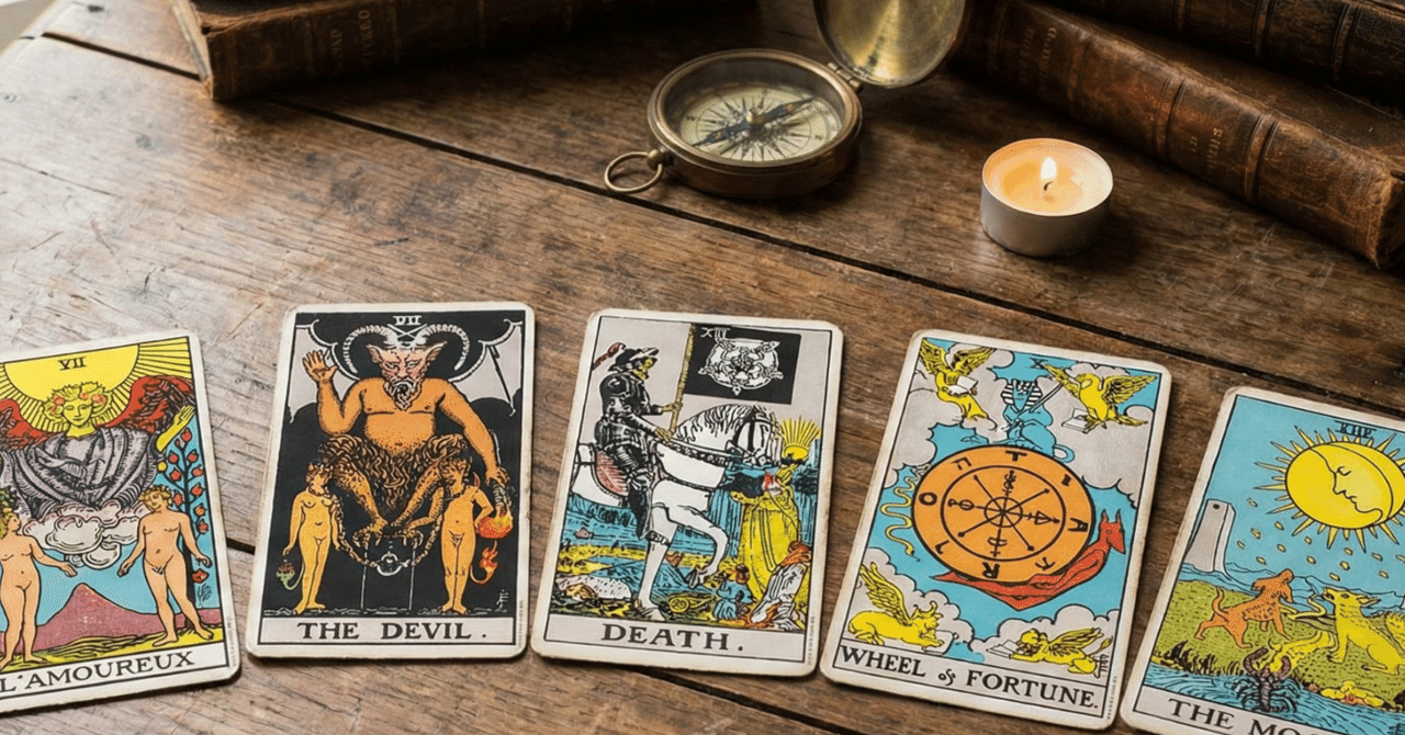 タロット500年史】ヴィスコンティ、007、木星王：私の本棚から紐解く50