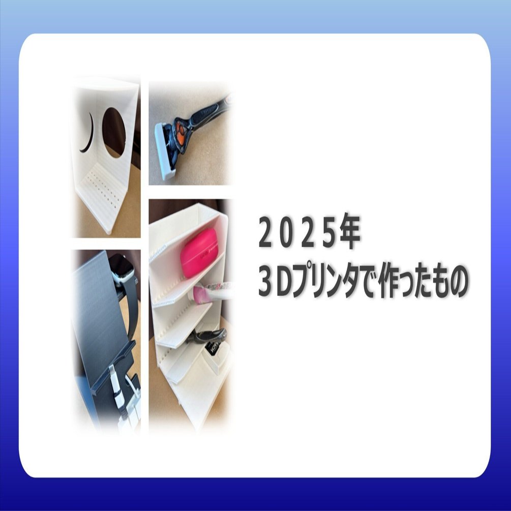 2025年 3Dプリンタで作ったもの｜niikx