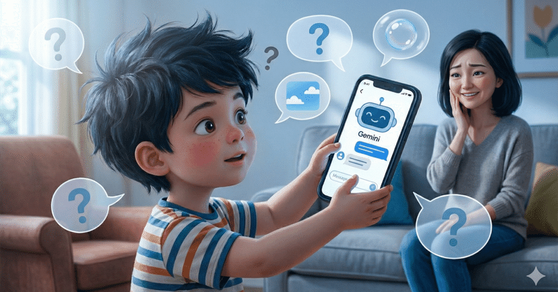 「ママ、Geminiに聞いて」と5歳児が言い出した日。生成AI時代の「健全な疑い」の育て方 thumbnail