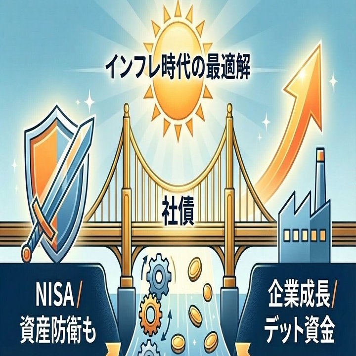 元証券アナリストの提言】「攻め」一辺倒のNISAで大丈夫？ インフレ時代に資産を守る「社債」をNISAに組み込むべき理由｜大橋俊安