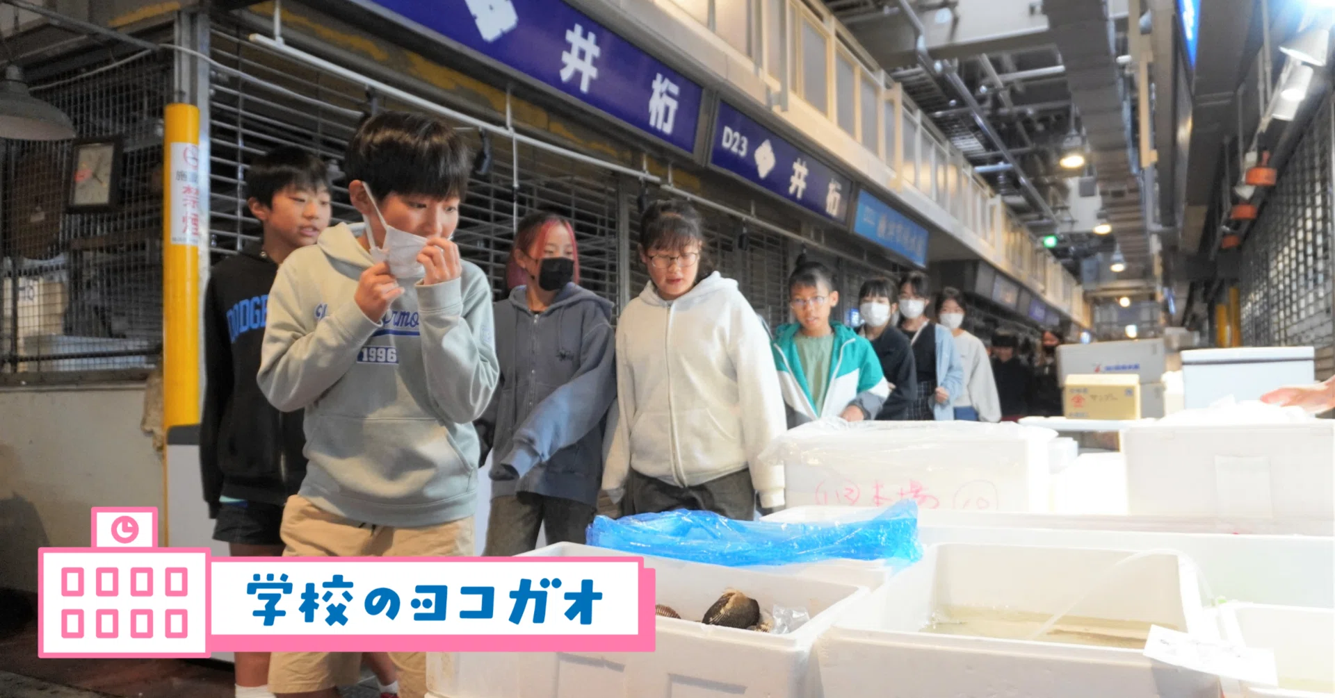 教室を飛び出して横浜の食を支える中央卸売市場に潜入！—平安小学校が