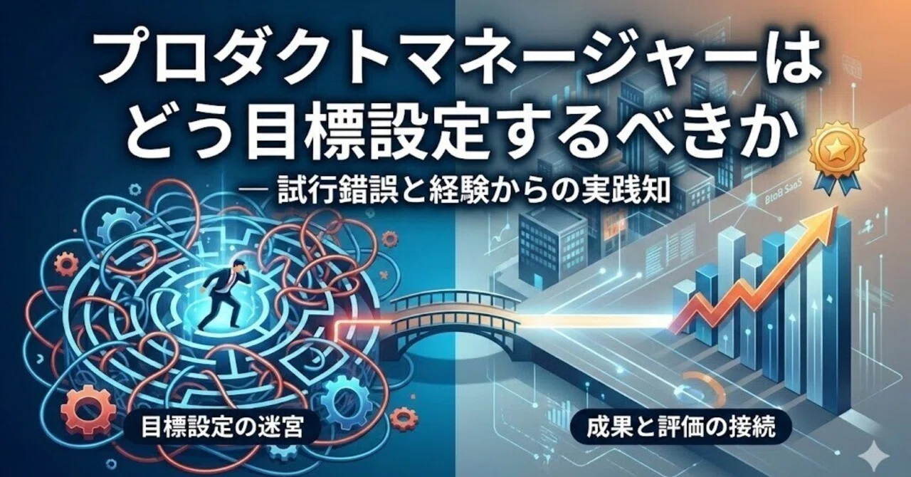 プロダクトマネージャーはどう目標設定するべきか― 試行錯誤と経験から