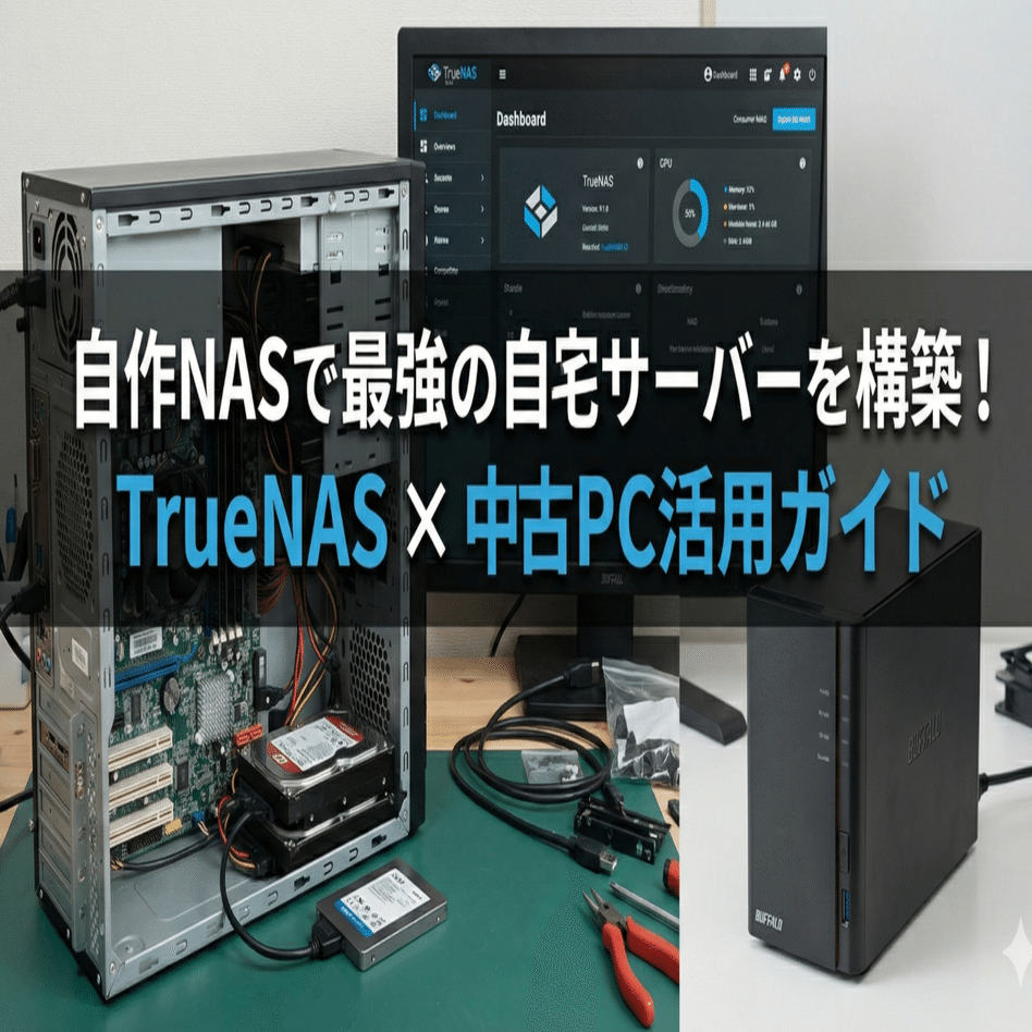 予算3万円】LinkStationを買う前に！余ったPCで組む「高コスパ」自作