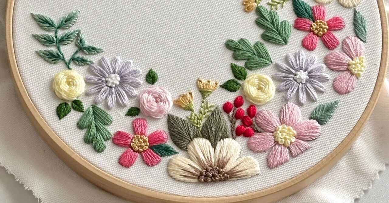 Thank you very much!｜はなこまち/刺繍作家