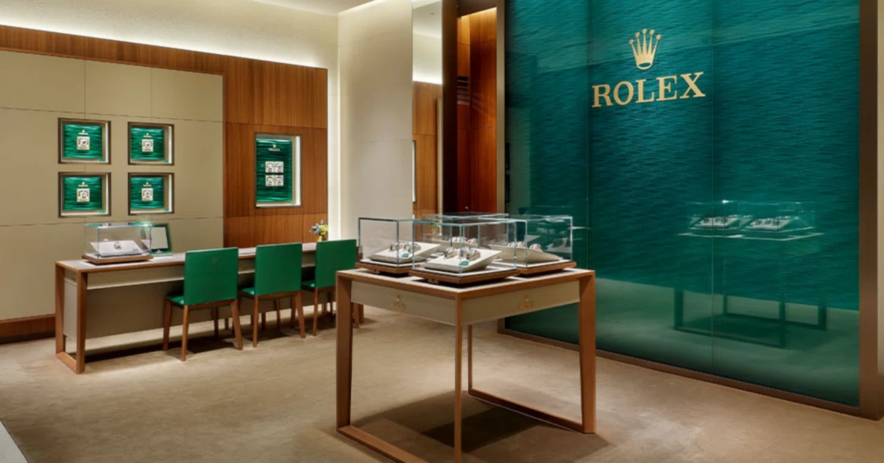 ロレックス正規店ディスプレイ ROLEX ロレックス 店舗用