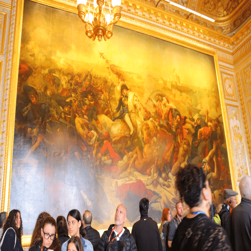 ひとりでパリを旅した話33】戴冠の間と戦闘の回廊でデカい絵画に囲ま