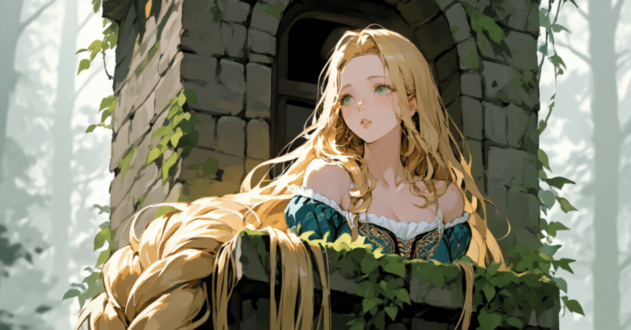 短編小説】ラプンツェル、わたしの話｜羽