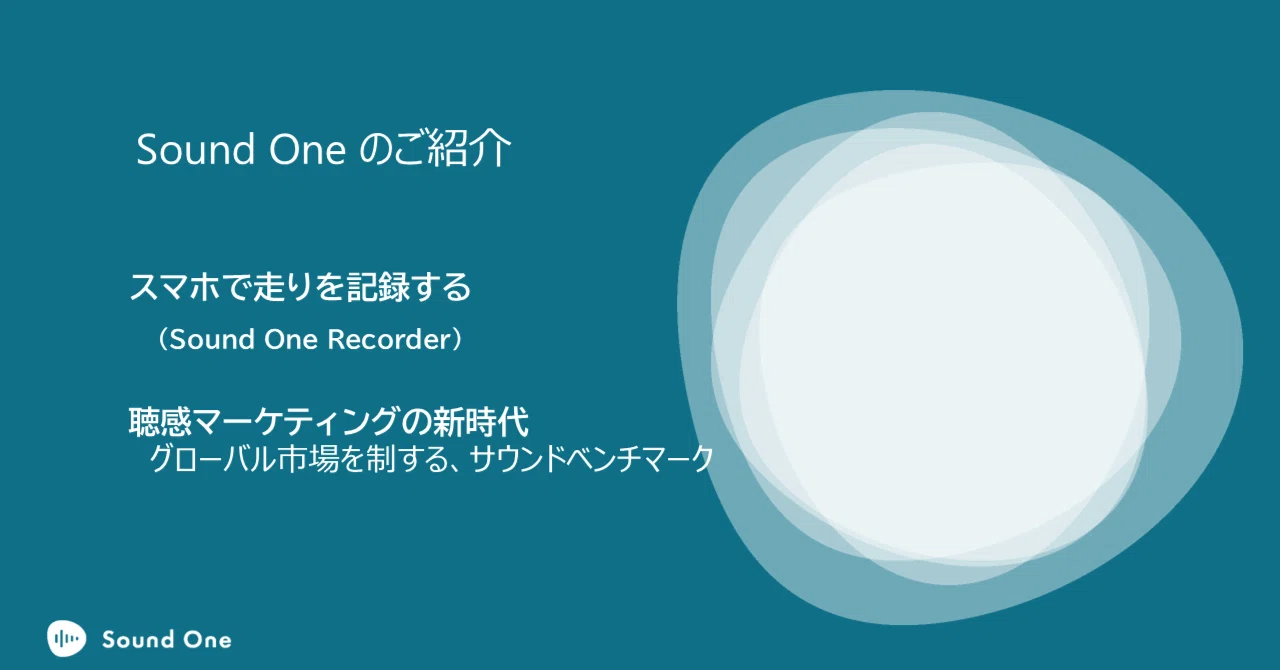 Sound Oneのご紹介 スマホで走りを記録する Sound One Recorder Ver.5｜Sound One