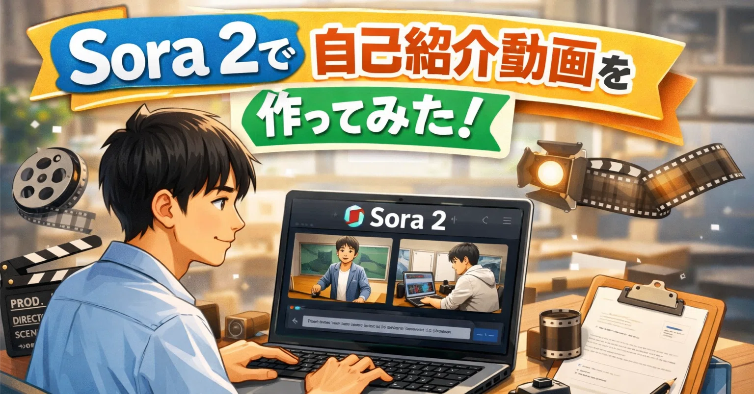 Sora2で自己紹介動画を作ってみた｜AI教育推進機構 学生部