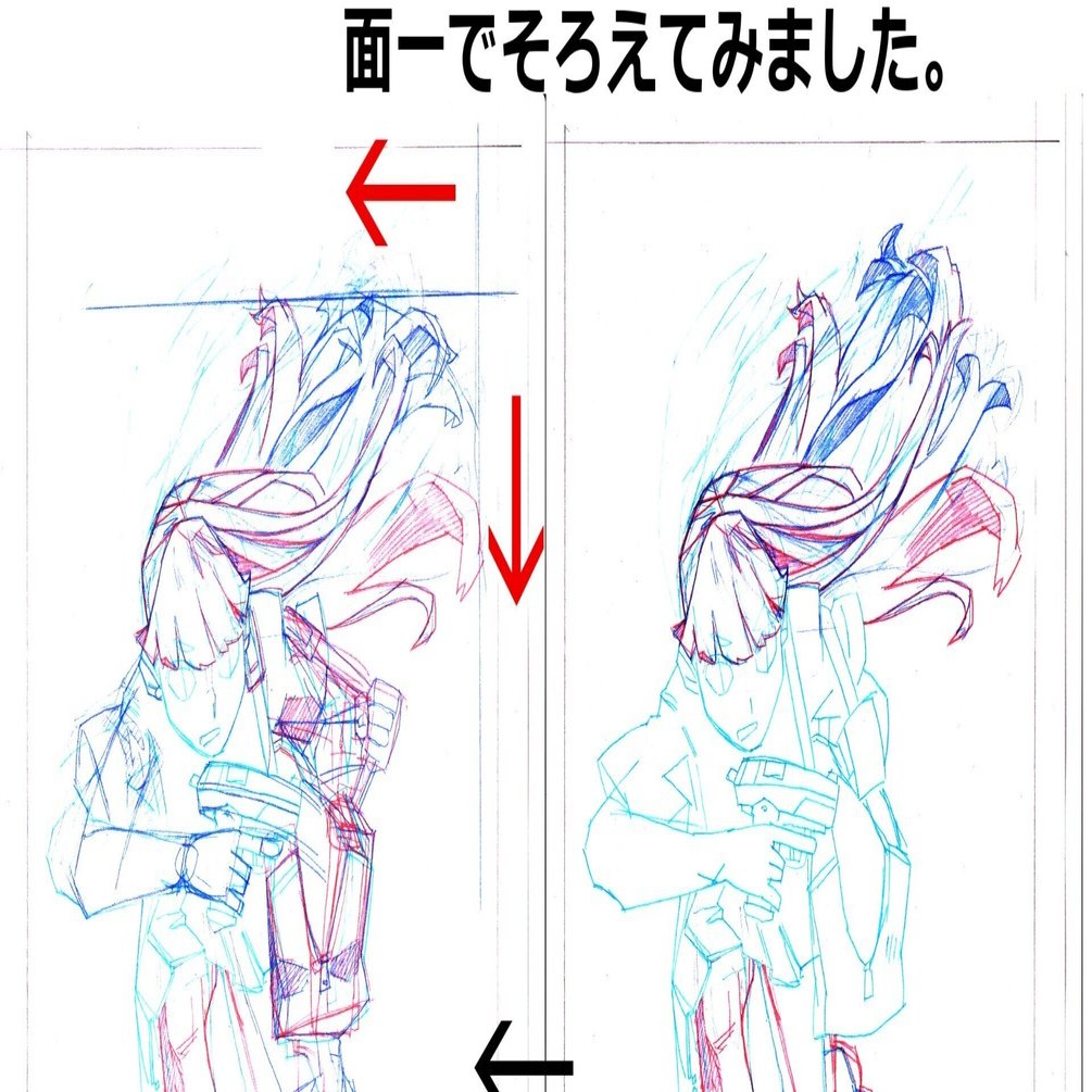 イラスト練習#10「自己添削3。違和感をつぶす」｜『もう一度描こうよ