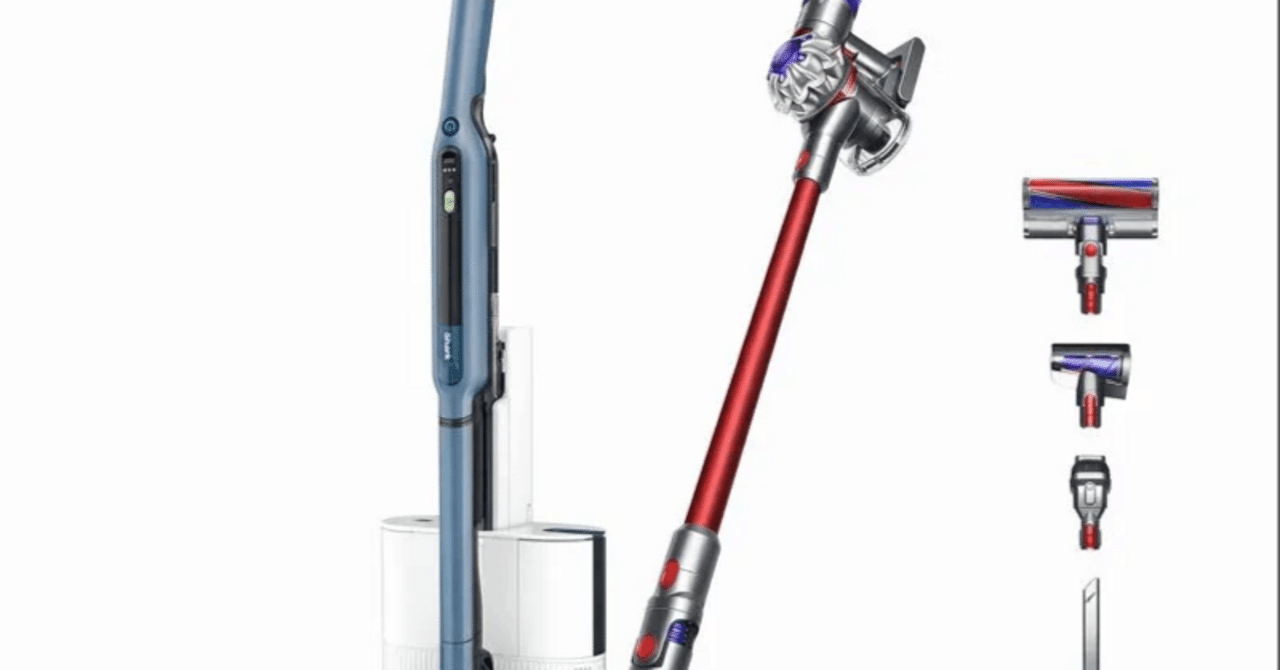 Dyson V8 Origin（SV25 RD2 AM）と Shark EVOPOWER SYSTEM iQ+