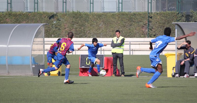 FCバルセロナの下部組織と戦った時の衝撃