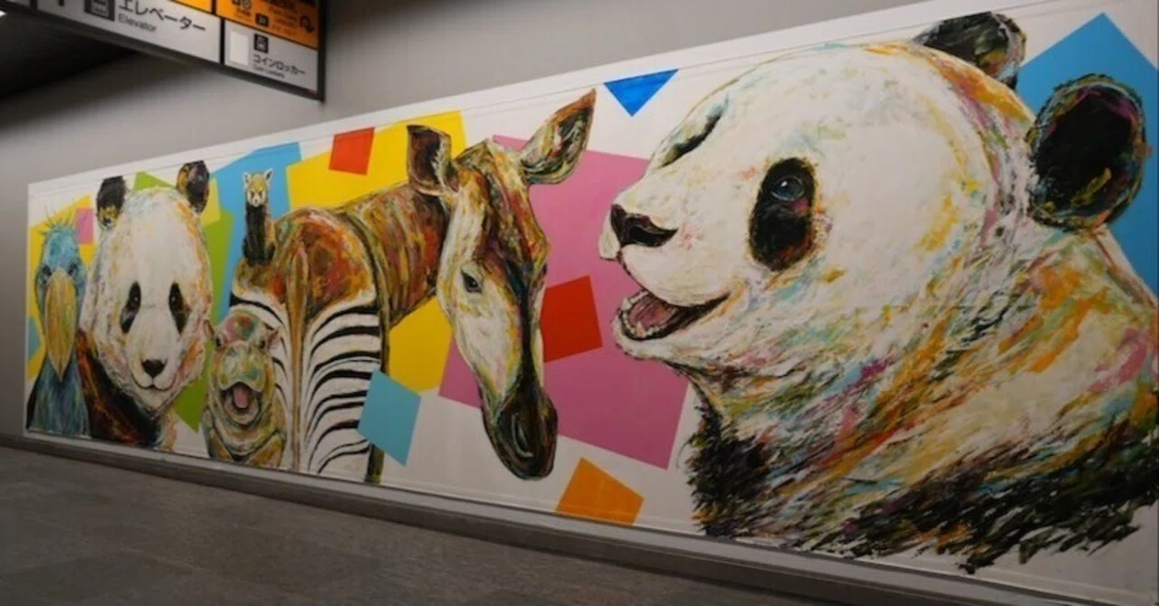 アート探検_NiJi$uKe作品_Yamanote Line Museum｜ むげん@アート