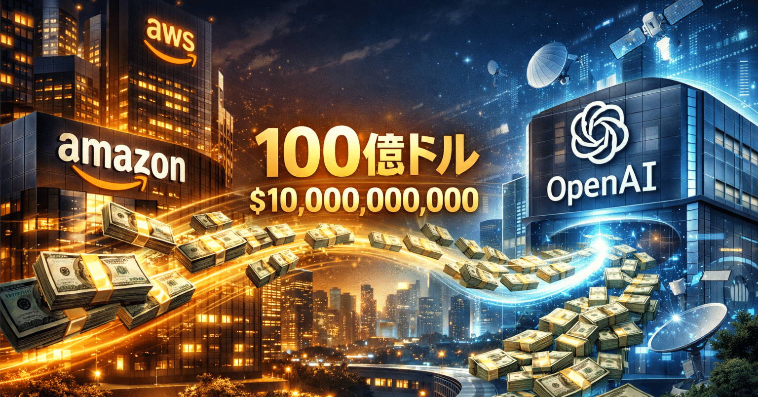 AmazonがOpenAIに100億ドル投資の衝撃──その裏で何が起きているのか｜Zun-Beho