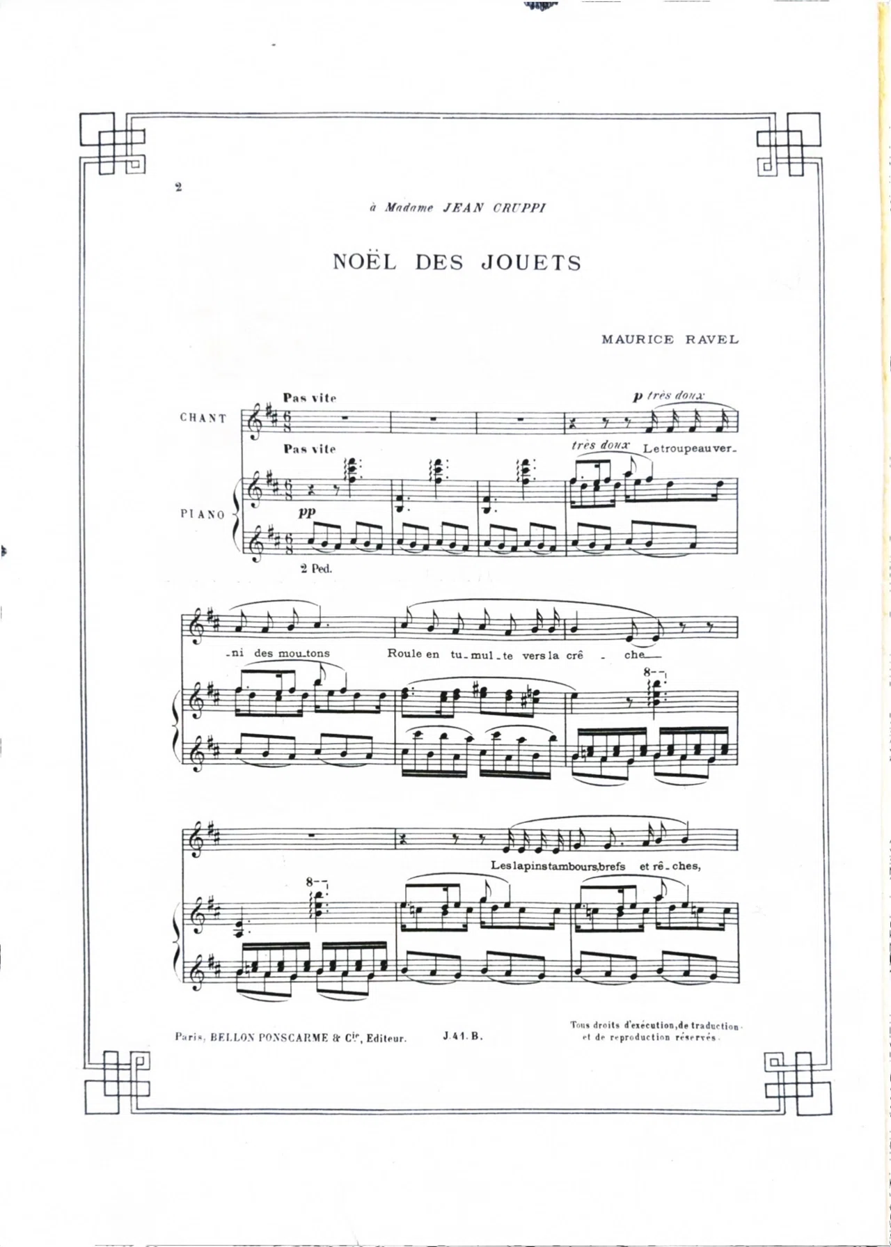 モーリス・ラヴェルの歌曲《おもちゃのクリスマス》を巡る新事実
