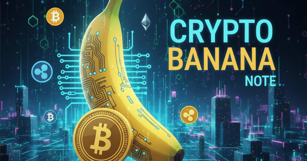 仮想通貨 × 副業】 完全攻略 ｜初心者がスキマ時間で月5~10万を得る方法｜クリプトバナナ