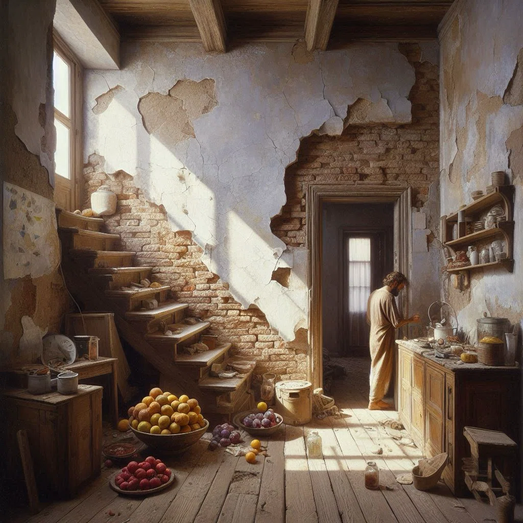 アントニオ・ロペス・ガルシアの絵画にヒントを得たプロンプト｜廣田憲司