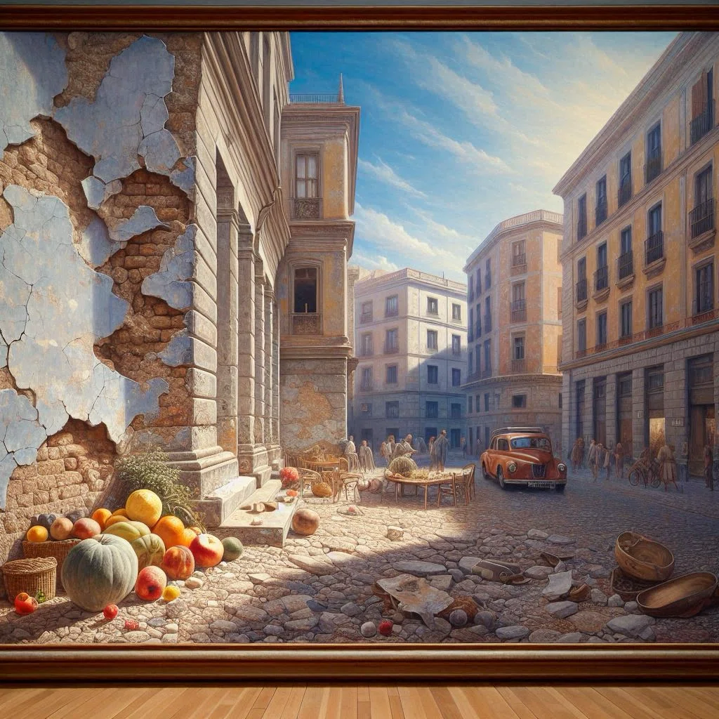 アントニオ・ロペス・ガルシアの絵画にヒントを得たプロンプト｜廣田憲司