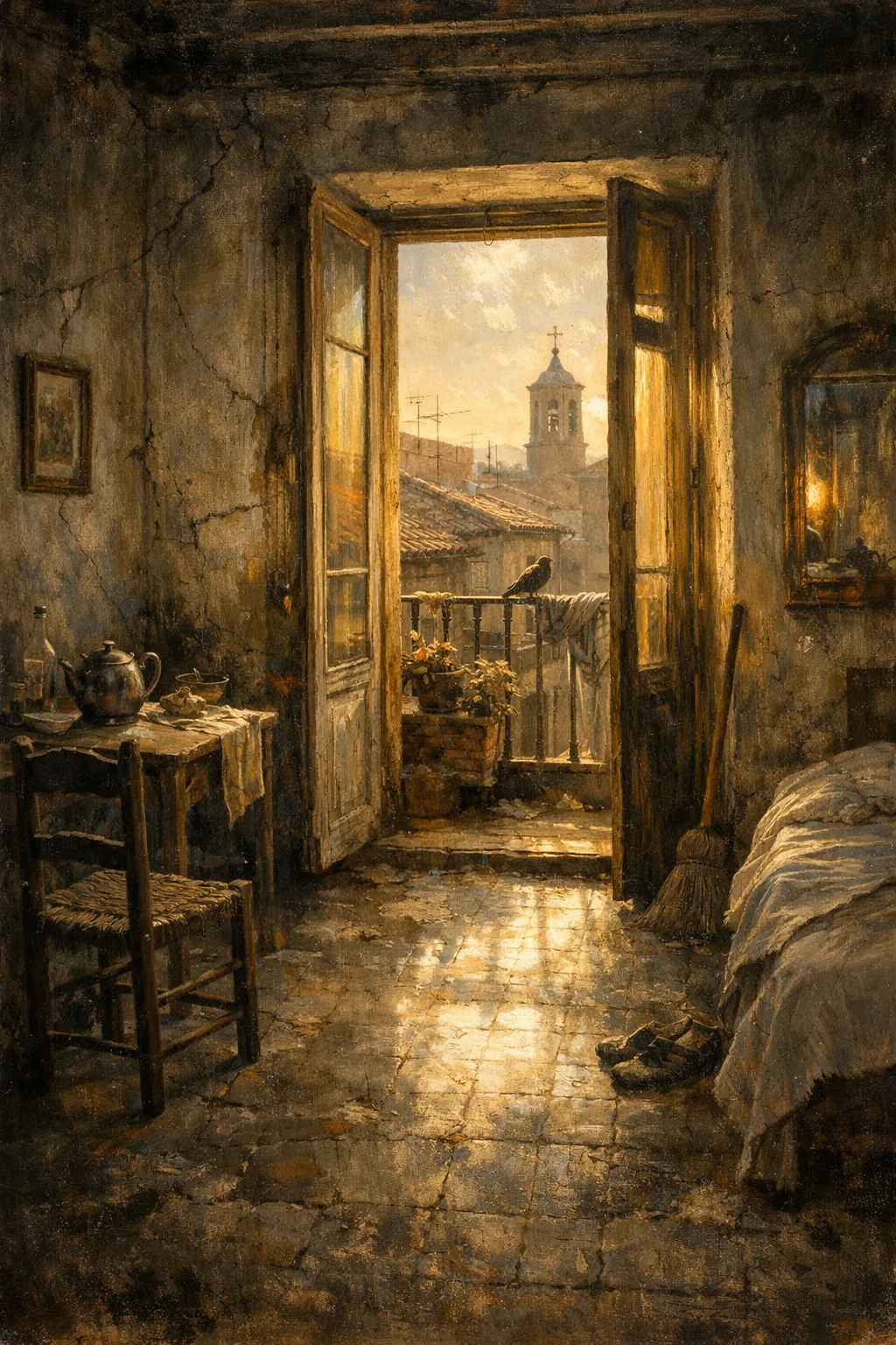 アントニオ・ロペス・ガルシアの絵画にヒントを得たプロンプト 3｜廣田憲司