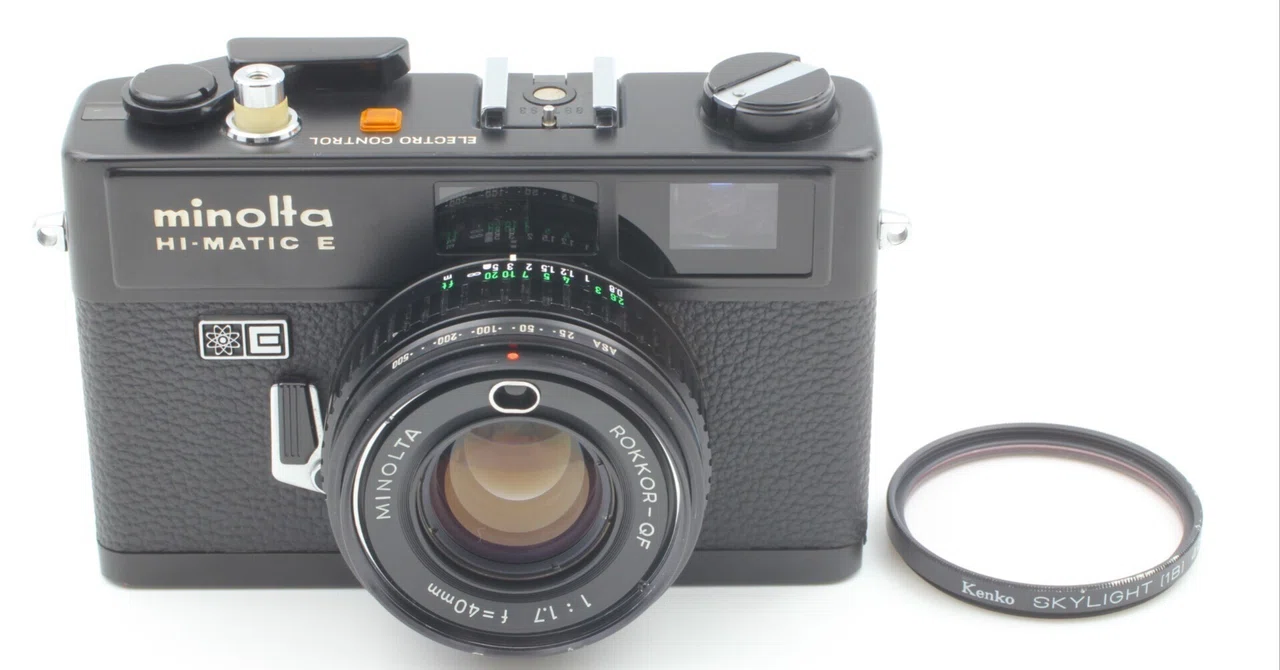 Disassembly of the Minolta Hi-Matic E｜フィルムカメラ修理のアクア