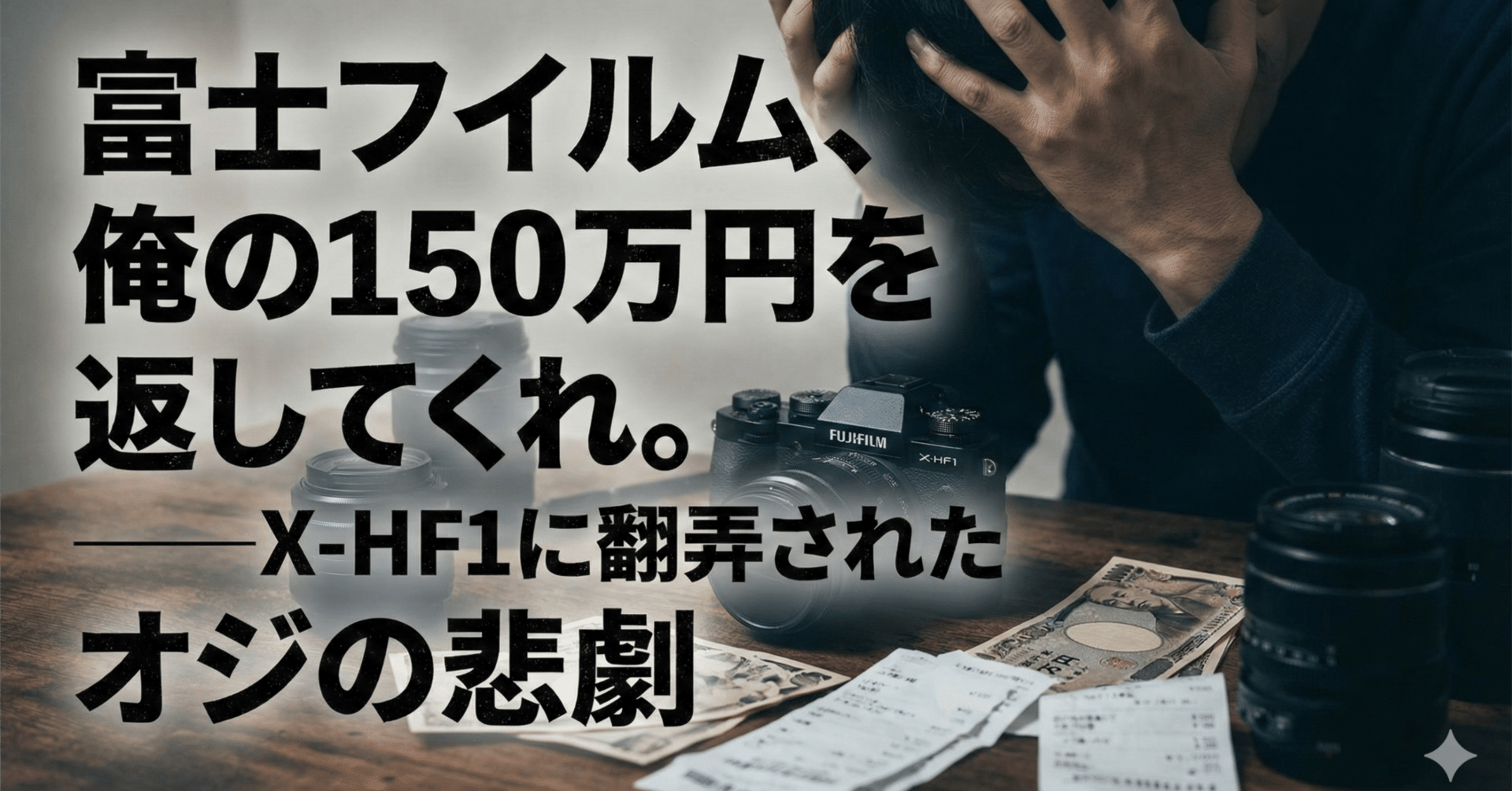富士フイルム、俺の150万円を返してくれ。──X-HF1(X-half)に翻弄され
