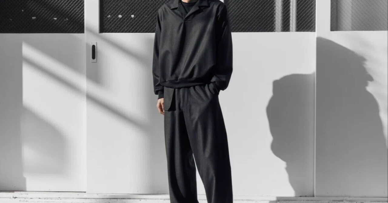 SUNSEA N.M Thickened w/耳 3123 Long Sleeve Polo、3143 Easy Pants