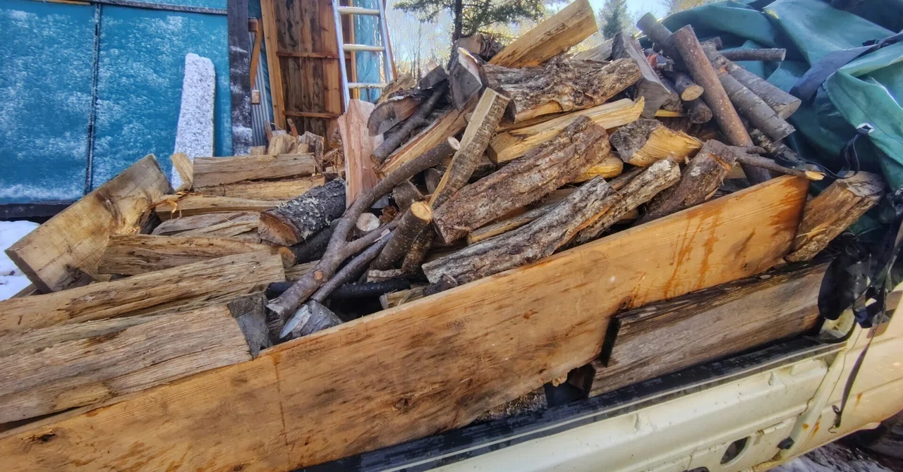 薪、軽トラ山盛り 薪、軽トラック山盛り400kg 9