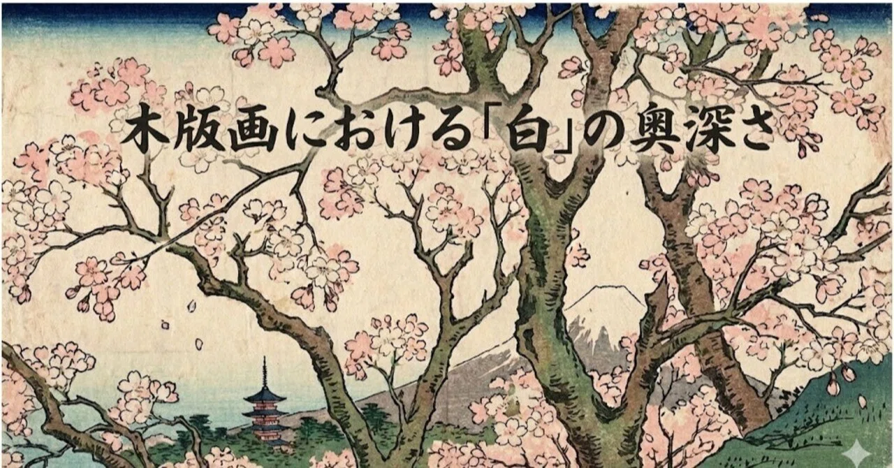 木版画における「白」の奥深さ｜よよたろお