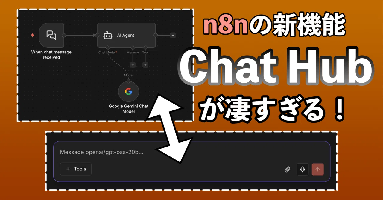 n8nの新機能Chat Hubが凄すぎる！AI業務自動化の革命｜平沢 幸宏