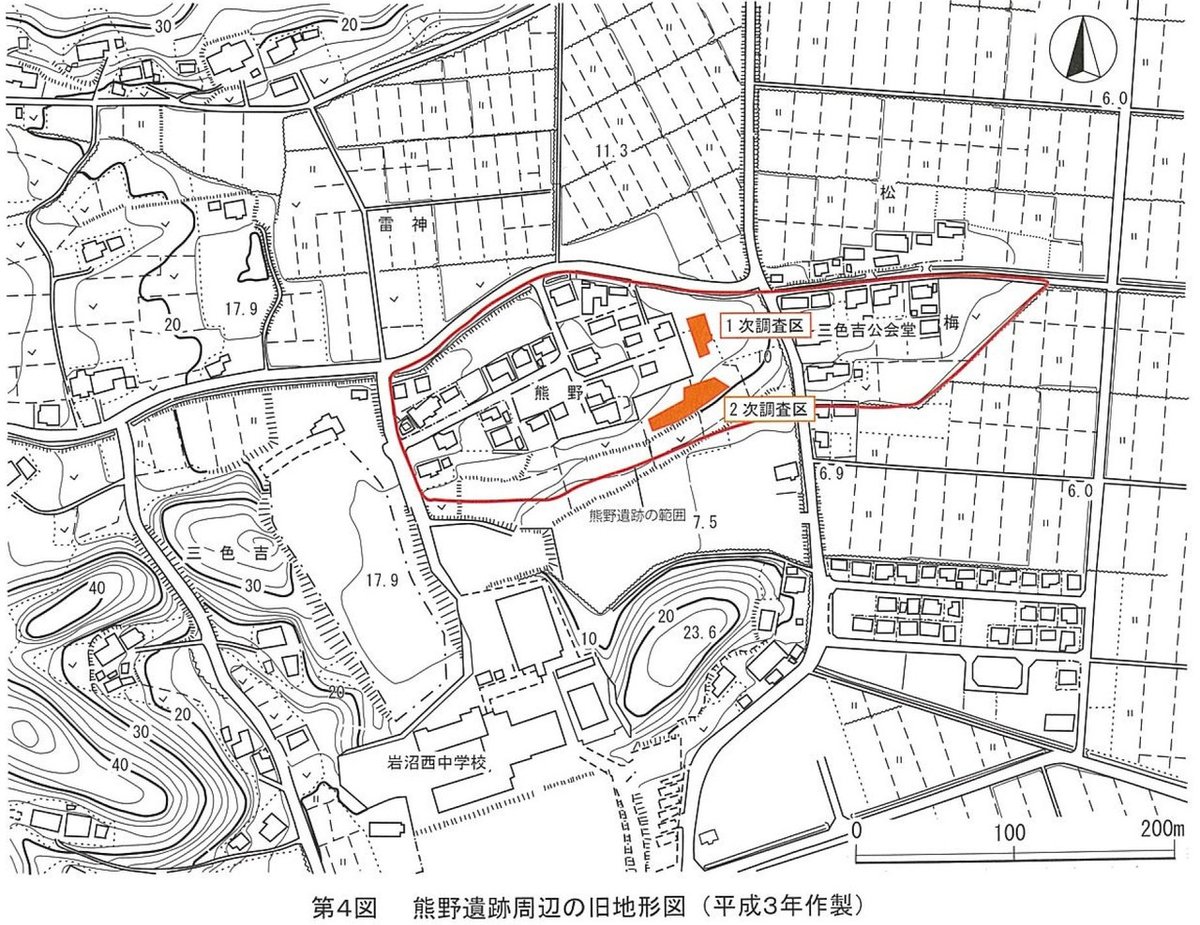 遺跡周辺図