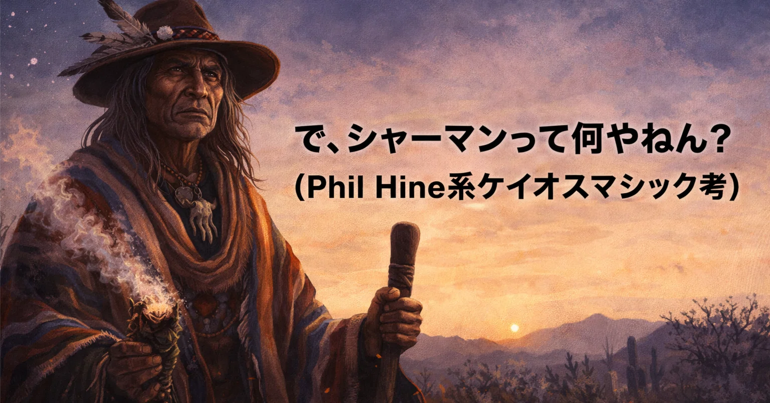 で、シャーマンって何やねん？（Phil Hine系ケイオスマジック考）｜知