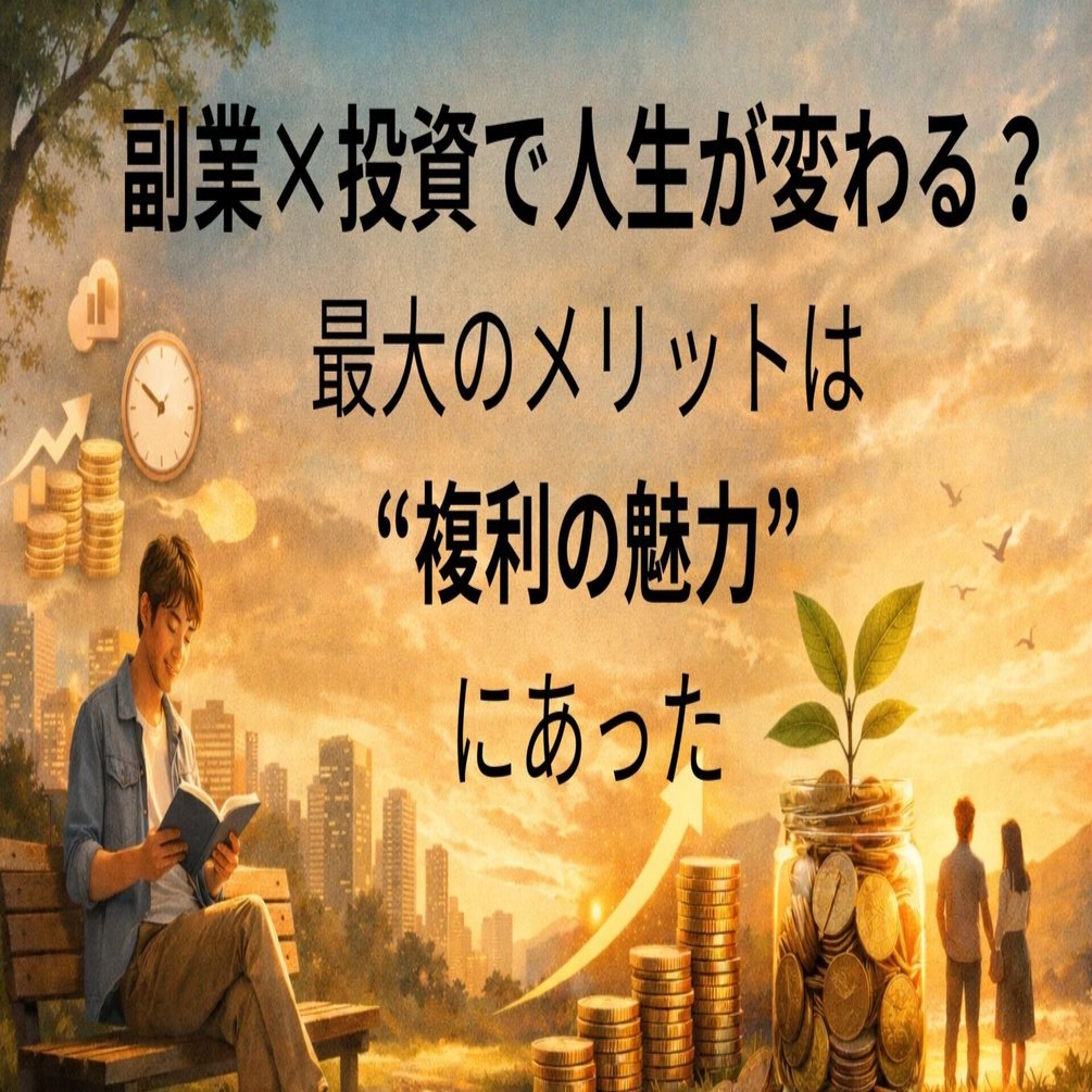 副業×投資で人生が変わる？最大のメリットは“複利の魅力”にあった｜高橋健司 | 情報発信マーケター
