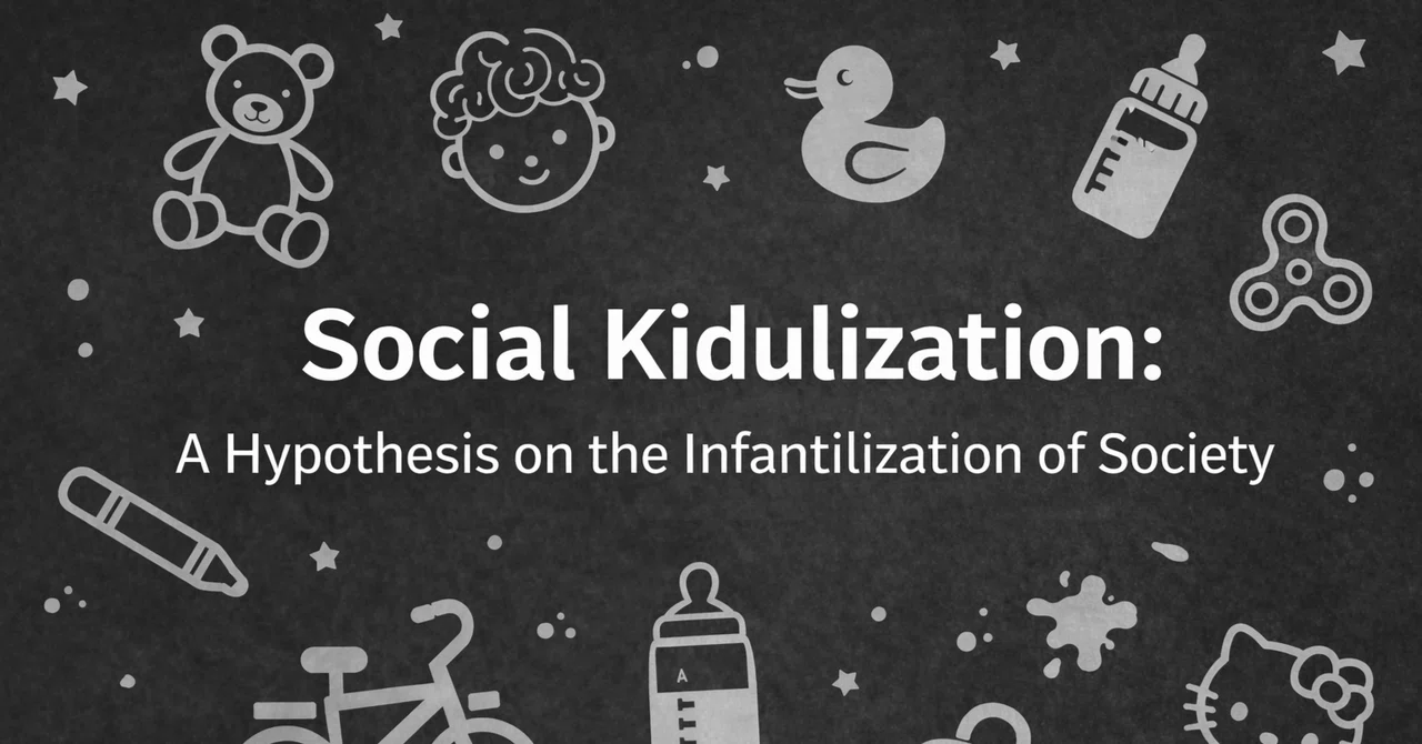 Social Kidulization: A Hypothesis on the Infantilization of Society ...