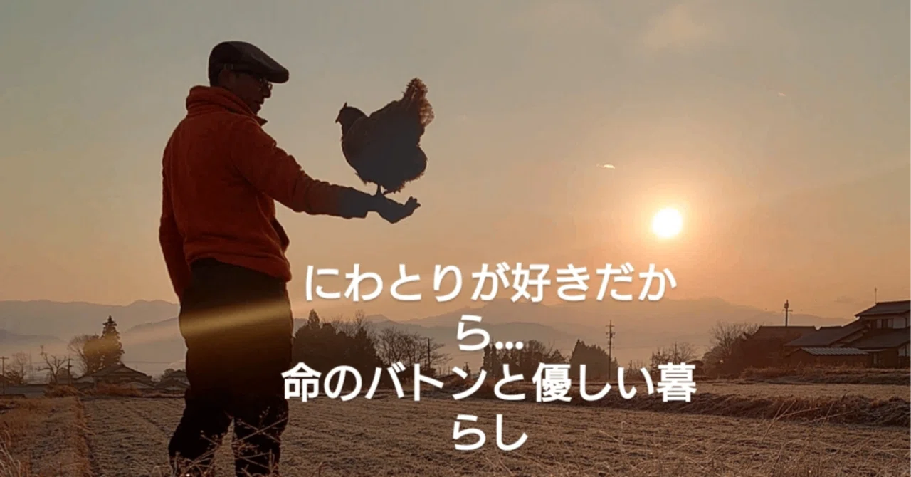 Because I love chickens... The baton of life and a gentle way of living ...